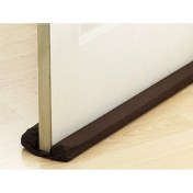 Resim Kahverengi Çift Taraflı Kapı Altı Rüzgarlığı 