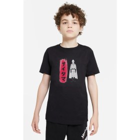 Resim Qivi Anime One Punch Man Baskılı Unisex Çocuk Siyah T-Shirt 