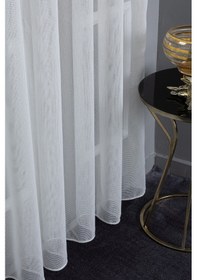 Resim File Cleo 1/3 Sık Pileli Ütü İstemez Kırışmaz Yeni Sezon Salon Oda Tül Perdesi Ekru 