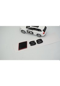 Resim Dk Tuning S8 2025+ Bagaj Siyah Yazı Logo Arma Audi İle Uyumlu Bagaj Arma 