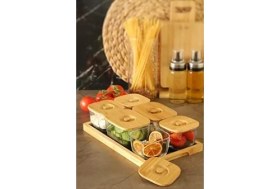 Resim Storemax Bambum Krosna - 13 Parça Cam Kahvaltılık 