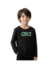 Resim Panios Kids 3'lü Yuvarlak Yaka Baskı Detaylı Erkek Çocuk Sweatshirt Çok Renkli 