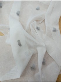 Resim As Perde Ponponlu Keten Tül Perde Ütü İstemez Tül Perde 