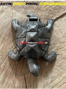 Resim Antik Pirinç Dekor Süs Kaplumbağa Biblo Kaplumbağa 