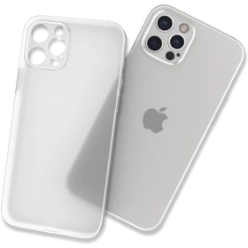 Resim iPhone 12 Pro Max Uyumlu ​​ Tiny Kılıf-Renksiz 