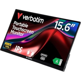 Resim yenibagshop PMT-15 Taşınabilir 15.6" Full HD 1080p IPS 6MS Dokunmatik Monitör 
