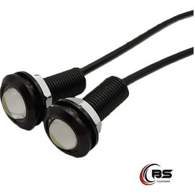 Resim Kartal Gözü Gündüz Farı Ayna Altı Led Aydınlatma 2 Adet Vidalı 