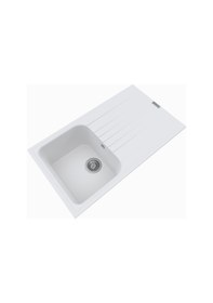 Resim Polex Cristal Lux Granit Eviye P-02+Spiralli Beyaz 