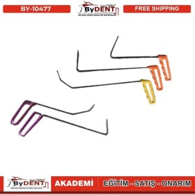 Resim Pdr Boyasız Göçük Düzeltme 5 Parça Sustalı Çubuk Seti 