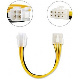 Resim Atx 12v 4 Pin Cpu Güç Kablosu To 8 Pin Power Kablo 30 Cm - Kp-101 