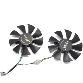 Resim Everflow Zotac Gtx1060 6 Gb Gtx 1070 Mini Gtx 1050ti Grafik Kartı Için Fan 