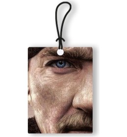 Resim Atatürk 3 Ahşap Oto Dikiz Ayna Süsü 