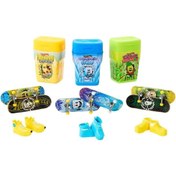 Resim Htp10 Hot Wheels Skate İkili Parmak Kaykay Kutusu Aromalı Sakız Kutusu Temalı 