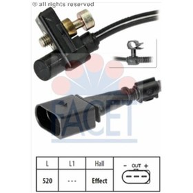 Resim Vw Krank Devir Sensörü Vw 030957147G 030957147L Facet 9.0446 