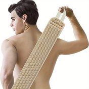 Resim Erkekler & Kadınlar için Peeling Sırt Temizleyici - Derinlemesine Temizlik, Duş veya Banyo için Rahatlatıcı Vücut Yıkama Bezi 