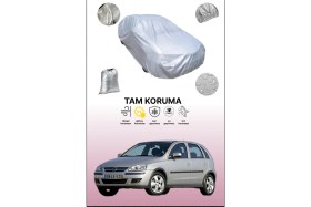 Resim Dokaca Gri Opel Corsa 5 Kapılı 2000 - 2003 Uyumulu Oto Branda, Araba Brandası, Koruyucu Örtü 