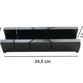 Resim Magnotto Marangoz Japon Testere Gönye Kesim Kutusu Hobi Gönyeli Kesim Aparatı 