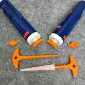 Resim Silikon Sızdırmazlık Tabancası Nozul Adaptörü - Ergonomik Saplı Dayanıklı Plastik Dolgu Aracı, Kurutma ve Tıkanmayı Önler, Standart Silikon Tüplerine Uygun, DIY Projeleri & Ev İyileştirme için İdeal, Arkadaşlar İçin Mükemmel Hediye, Silikon için Dolgu Tabancası, Ev İyileştirme Aracı, Şık Tasarım, Sağlam Yapı, Silikon Nozul, Silikon Sızdırmazlık Tüpü, Dolgu Tabancası, Sızdırmazlık Aracı, Dolgu Aracı 