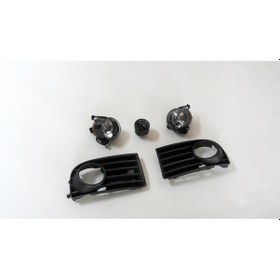 Resim Vw Golf 5 2003-2008 Sis Farı + Izgara + Düğme Seti 5 Parça 