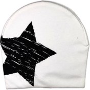 Resim Genel Markalar Çift Katlı Büyük Yıldızlı Penye Bebek Çocuk Bere 