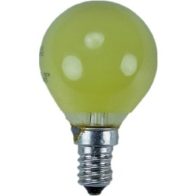 Resim Leuci 40W 230V E14 3000K Sarı Cam Halojen Top Ampul 