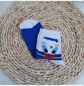 Resim Donald Duck Çorap Beyaz 