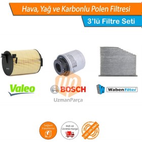 Resim Jetta 1.2 1.4 Tsı Filtre Seti Valeo Bosch Wbn Karbonlu 2011-2015 