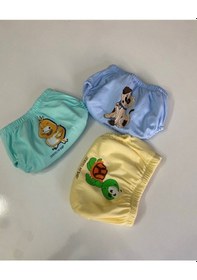 Resim Kız Bebek Sevimli Alıştırma Külodu 3'lü 