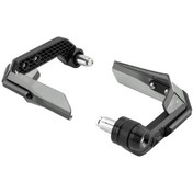 Resim Xindoker Evrensel Motor Ve Elektrikli Bisiklet Korumalı Ön Kol Koruyucusu, Cnc Paslanmaz Çelik, Siyah Rengi 