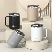 Resim 304 Paslanmaz Çelik Yalıtımlı Kupa, Çift Duvarlı Vakumlu Kahve Bardağı, Taşınabilir Çay Su Şişesi, BPA PVC BPS İçermez, Sevgililer Günü, Kadınlar Günü, Anneler Günü, Bağımsızlık Günü Hediyeleri İçin İdeal 