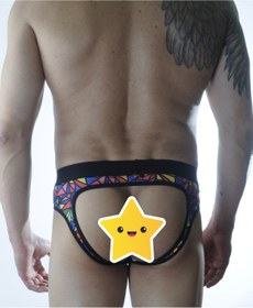 Resim ÇAĞLAR BUTİK Erkek Fantezi Renkli Jockstrap İç Çamaşırı CB301171 