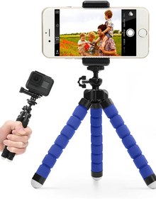 Resim TechnoStation Cep Telefonları Gopro Kamera Ve Makineler Için Büyük Boy Sünger Ayaklı Akrobat Telefon Tutacağı 