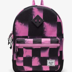 Resim Herschel Supply Co Heritage Checkered Çocuk Siyah/Pembe Sırt Çantası 