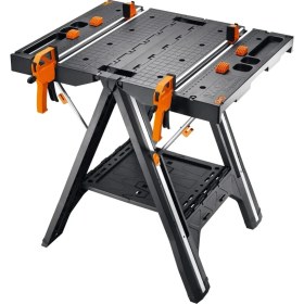 Resim Worx WX051 Çok Fonksiyonlu Katlanabilir Çalışma Tezgâhı + 2 Adet Tetik Işkence 