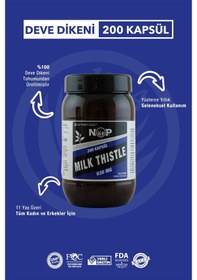 Resim Sepe Natural Nop Devedikeni Milkthistle Seed Full Potency 200 Kapsül x 930 MG 