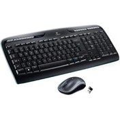Resim logitech MK-330 Kablosuz Multimedya Q Klavye + Mouse Seti - Siyah 