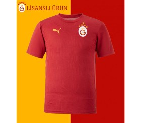 Resim Galatasaray Lisanslı Kırmızı A Takım 5 Yıldız Antrenman T-Shirt 