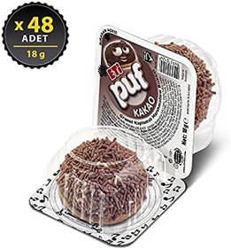 Resim Eti Puf Kakaolu Bisküvi 18 g x 48 Adet (2 paketi) 