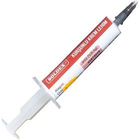 Resim Soldex Kurşunlu 10 Gr. Krem Lehim Şırınga 