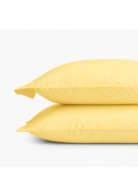 Resim Prime Sleeks %100 Pamuk Yastık Kılıfı 2 Adet - Sarı - 50x70cm Sarı 