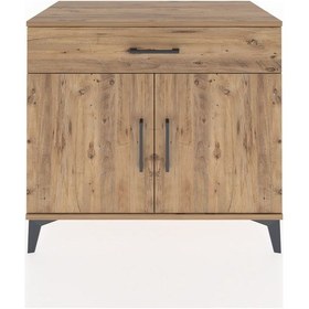 Resim Hyperion Şifonyer Tek Çekmeceli 2 Kapaklı 88x44x80 Çam-çam Çam 