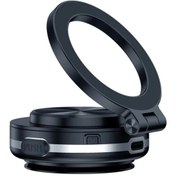 Resim Unichrome Elektrikli Vakumlu Manyetik 360' Dönebilen Katlanır Magsafe Araç Ev Ofis Pürüzsüz Zeminler Tutucu 