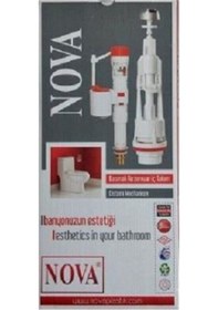 Resim Nova Beyaz Basmalı Klozet Iç Takım 4150 Beyaz 