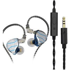 Resim Lemestar Qkz Zxn Spor Kulaklık: Çıkarılabilir Kablo, Mikrofonlu 3.5mm Dinamik Müzik Kulak 