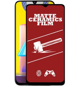 Resim Samsung Galaxy M31 Tam Kaplayan Mat Seramik Ekran Koruyucu 