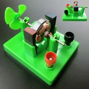 Resim 1 adet Eğitici DC Motor Modeli Kiti - ABS Reçine, Ofis Dostu Fizik Deney Seti 