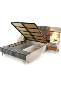 Resim Aydınev Marsilya Bazalı Karyola Bench'li+2 Komodin 