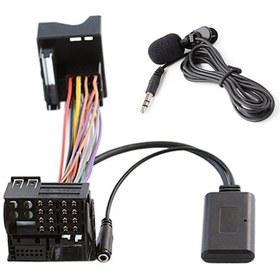 Resim Araba Aux Bluetooth Ses Kablosu + Bmw X3 İçin Mıc 