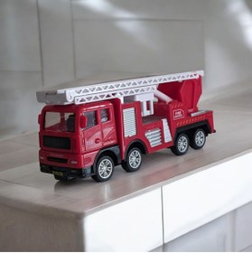 Resim Fidan oyuncak Sürtmeli İtfaiye Tırı 360 Derece Dönebilen Fonk Tekli 