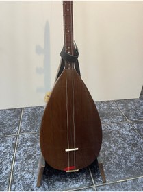 Resim İlke Bağlama Uzunsap Maun 40cm (kalın taşıma kılıfı , tel ve mızrap hediyeli) 